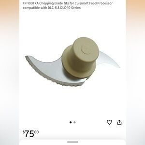 Cuisinart Pro classic Series DLC-10SY BLADE